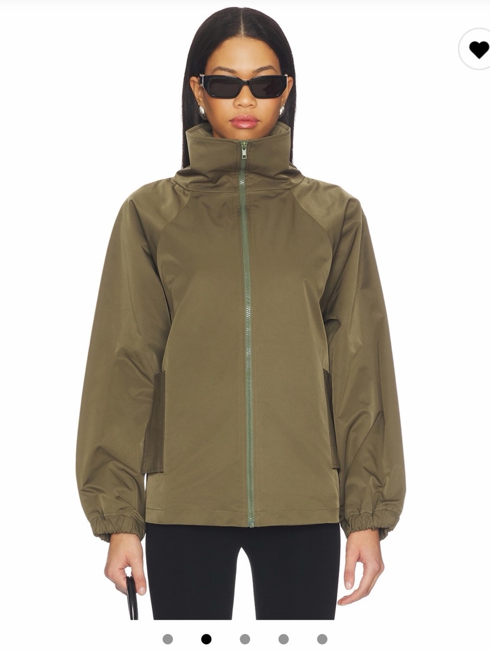 Lovers and Friends Ayla Funnel Neck Windbreaker Jacket